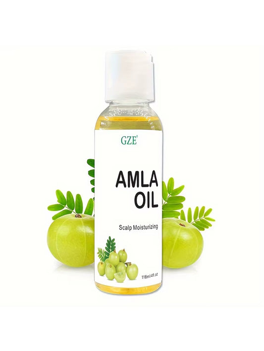 Amla Hair Oil for Healthy Hair Shine and Moisturized Scalp, Indian Hair Oil for Men and Women, Bio Oil for Hair