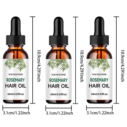5Pcs Rosemary Dense Hair Set Veganic Lavender Repair Hairs Damage Prevent Hair Loss Smooth Hairs Nourish Hair Care Oil 2025