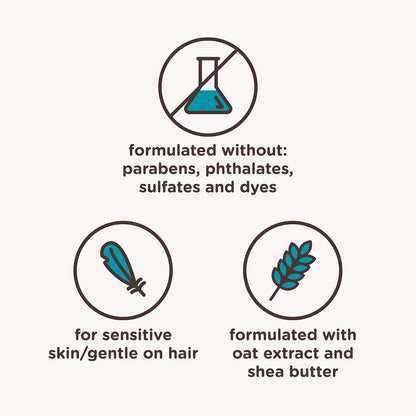 Aveeno Kids Curly Hair Conditioner, 12 Fl. Oz | Hydrating Conditioner, Oat Extract & Shea Butter, Gentle Scent, Detangles & Moisturizes Curls