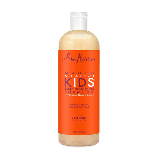 Sheamoisture Kids Shampoo Extra-Nourishing Mango & Carrot for Dry, Delicate Hair 24 Fl Oz