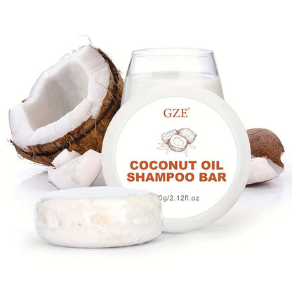 Coconut Oil Shampoo Bar, Moisturizing Bar Shampoo for Dry Hair