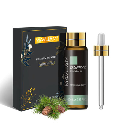 with Dropper 10Ml Essential Oil for Humidifier Diffusers Lavender Eucalyptus Vanilla Sandalwood Camphor Aromatic Oil Gift