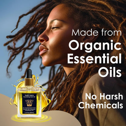 Rosemary Hair Oil for Locs, Dreadlocks & Sisterlocks, 1.6 Oz