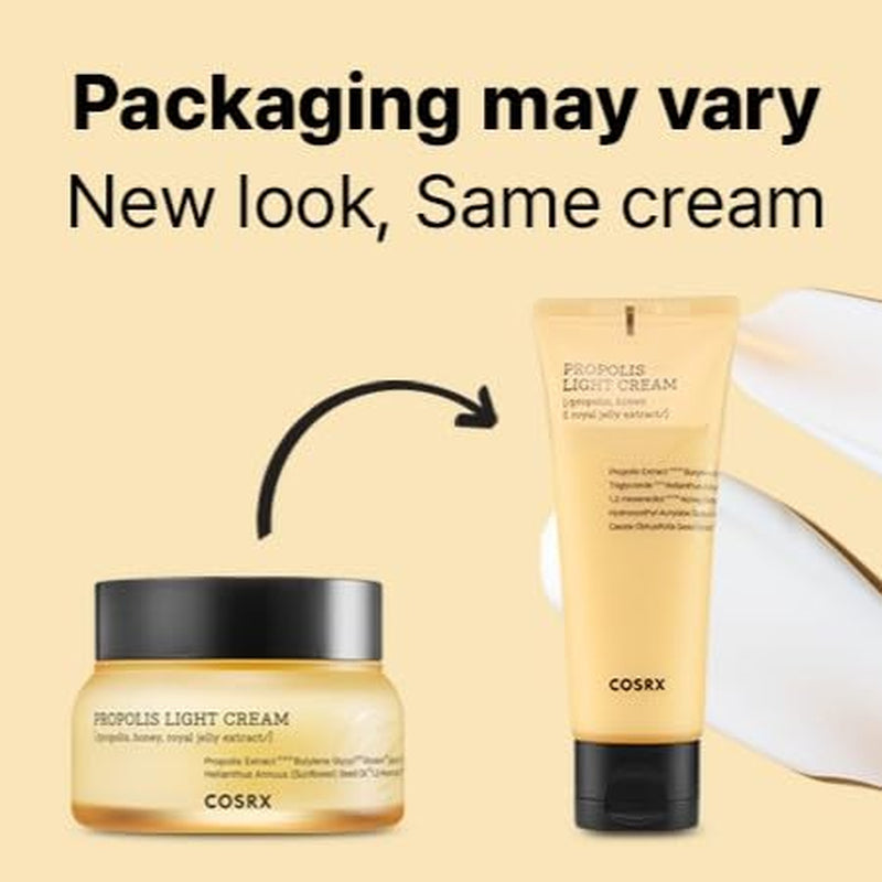 64% Propolis Honey Lightweight Cream, Instant Golden Glow,2.19 Fl.Oz | Hydrating Day, Night Moisturizer, Nourishing Care for Dull, Dry Skin, Non-Sticky Finish, Korean Skin Care