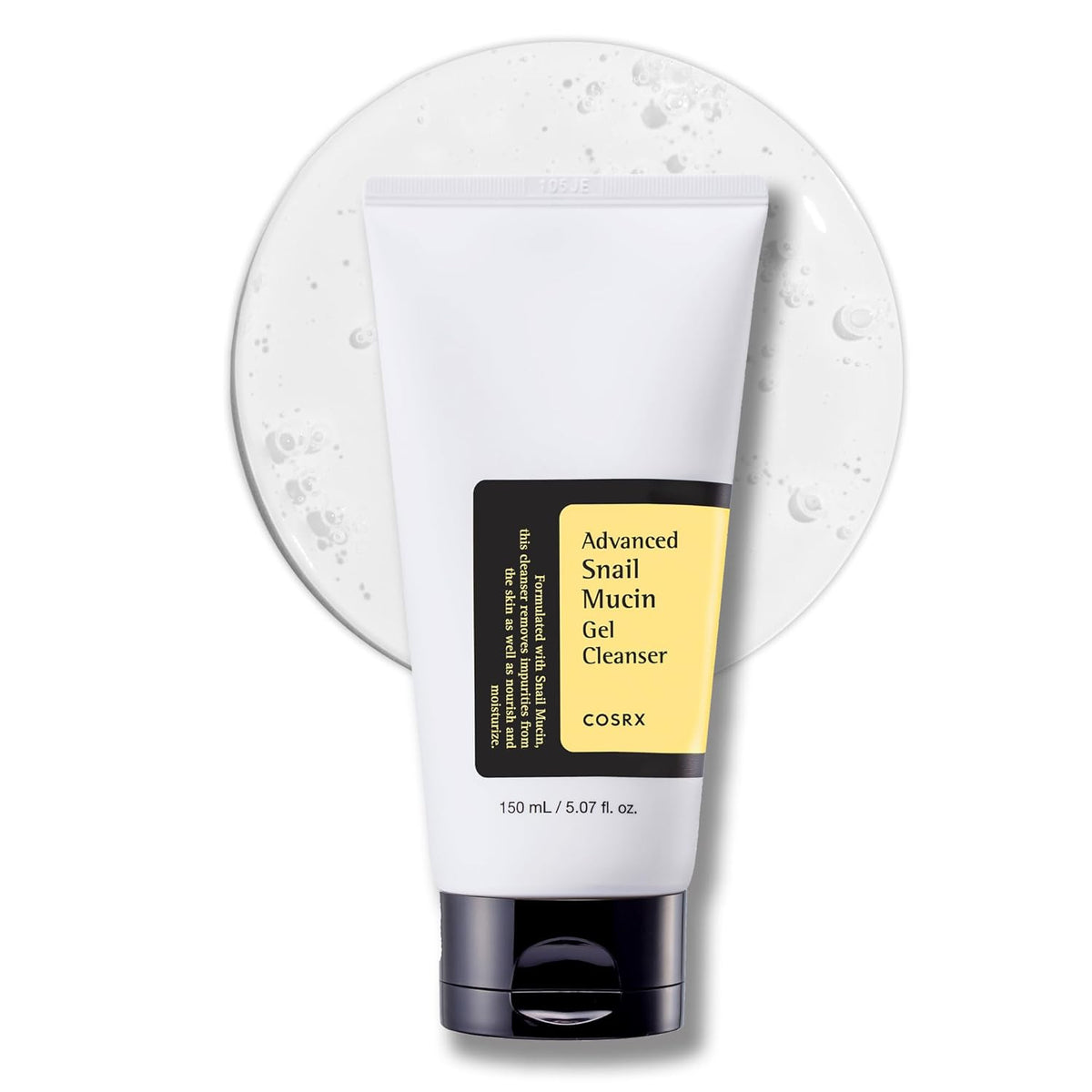 Advanced Snail Mucin Gel Cleanser for Dull, Sensitive Skin 5.07 Oz. | Rich Daily Deep Cleansing Gel Cleanser for Dull, Dry & Sensitive Skin, Korean Skin Care, Korean Face Wash