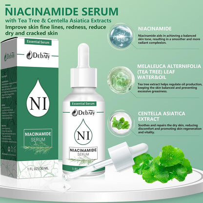 5% Niacinamide Serum with 4% Tea Tree & Centella Asiatica Extracts Soothing Facial Serum (3 Pack 1Fl.Oz|30Ml)