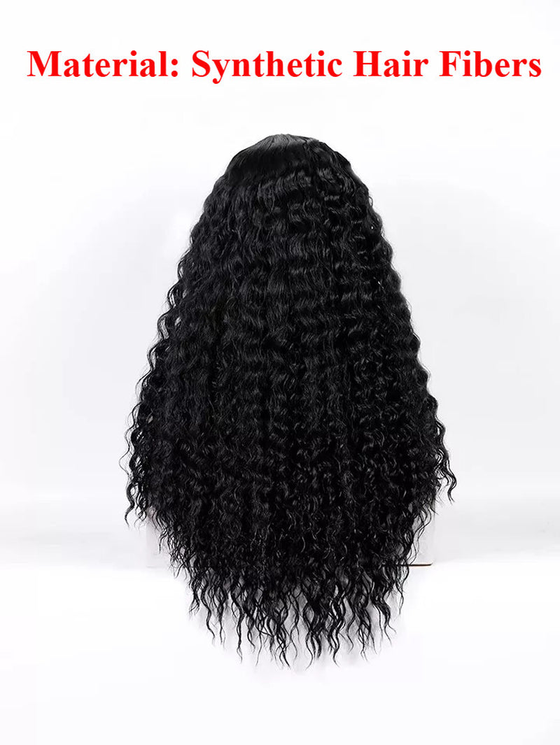 AA Hair Front Wig Womens Brazilian Human Long Curly Lace Wavy Hair Wigs US 2024