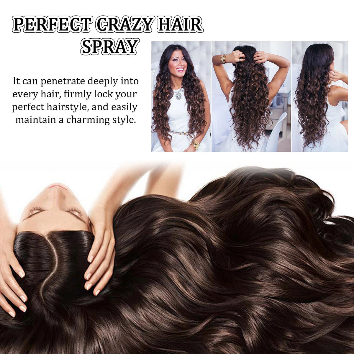 No Wash Dry Hair Spray Refreshing Hair Styling Spray Fluffy Hair Care Oil Control Free Air and Fluffy Dry Shampoo Spray