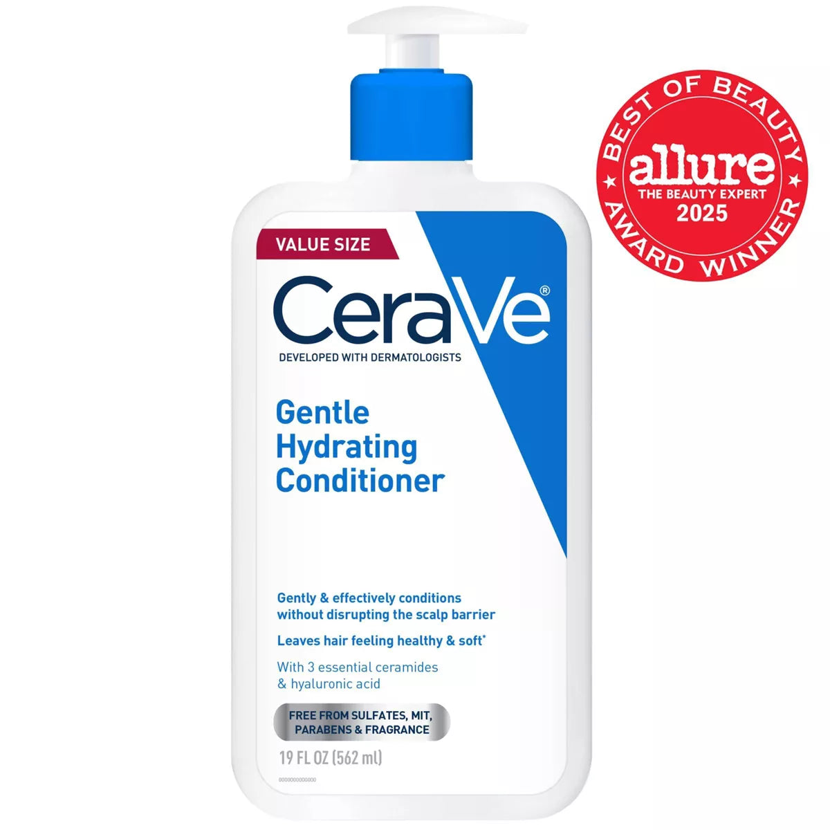 Cerave Gentle Scalp Care Conditioner - 19 Fl Oz: Daily Use, Moisturizing, Hypoallergenic, All Hair Types