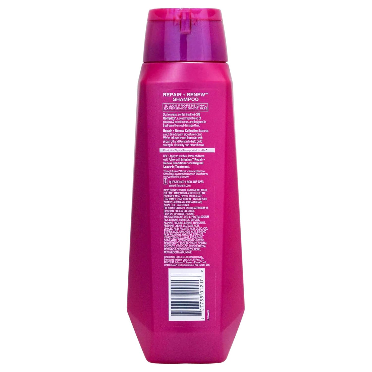 Repair and Volumize Shampoo - Clarifying Shampoo for All Hair Types - Increases Moisture Retention with Collagen Building Peptides - 13.5 Oz