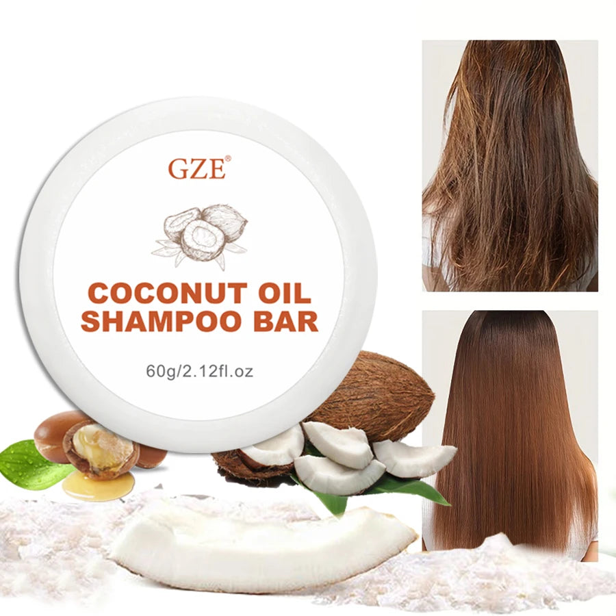 Coconut Oil Shampoo Bar, Moisturizing Bar Shampoo for Dry Hair