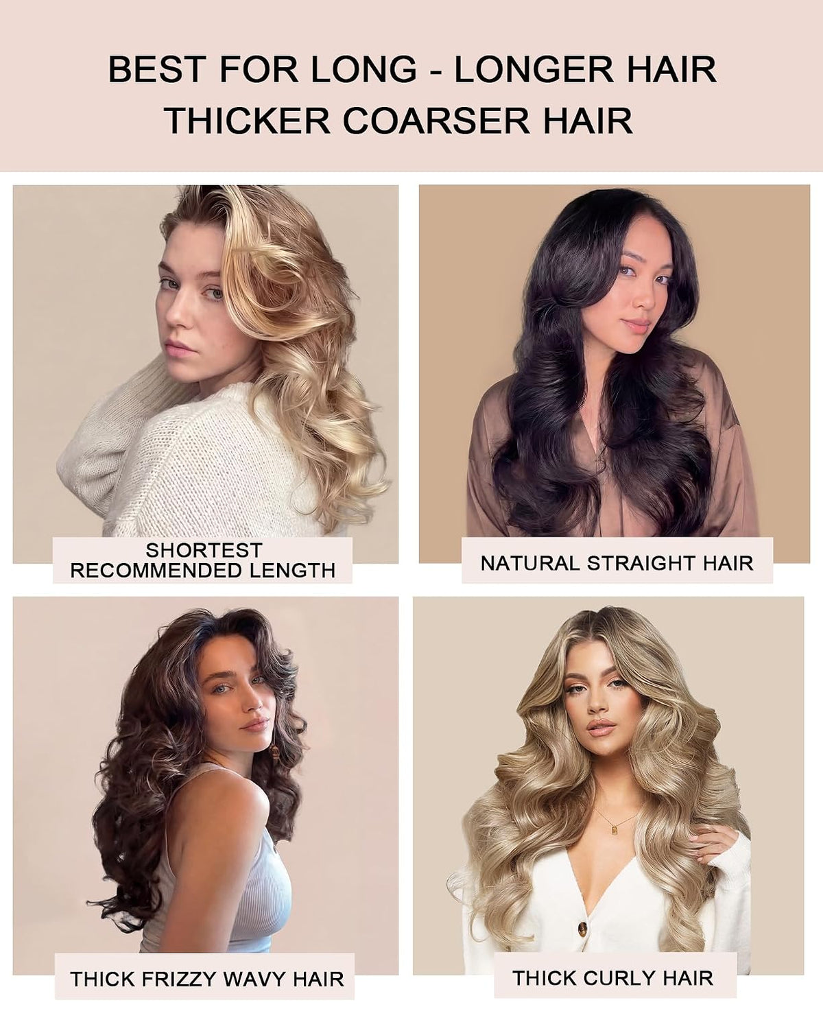 Grande Heatless Curls Overnight Rods - Upgraded Directional Grip Velvet - No Heat Hair Curlers to Sleep, Jumbo Large Hair Rollers Flexible Curling Rods Set for Long Thicker Coarser Hair Blowout Look