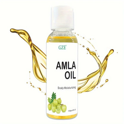 Amla Hair Oil for Healthy Hair Shine and Moisturized Scalp, Indian Hair Oil for Men and Women, Bio Oil for Hair