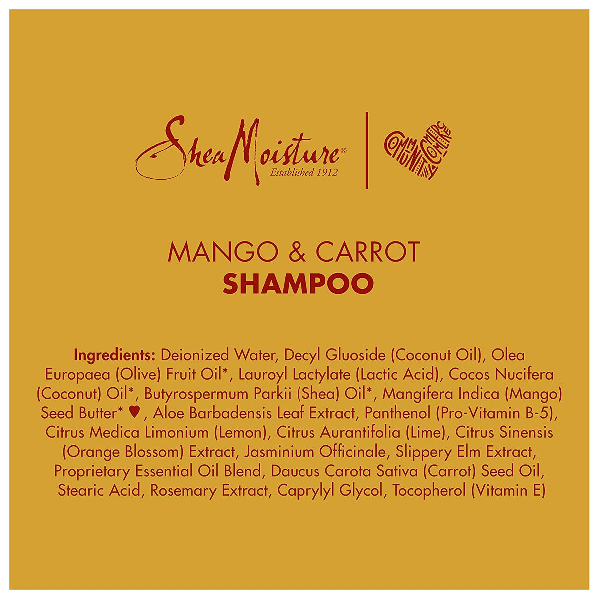 Shea Moisture Kids Shampoo Mango & Carrot Extra Nourishing 8Oz | for All Kids - Gently Cleanse, Nourish, and Detangle Curly Hair with Mango Butter, Carrot Oil, and Shea Butter.