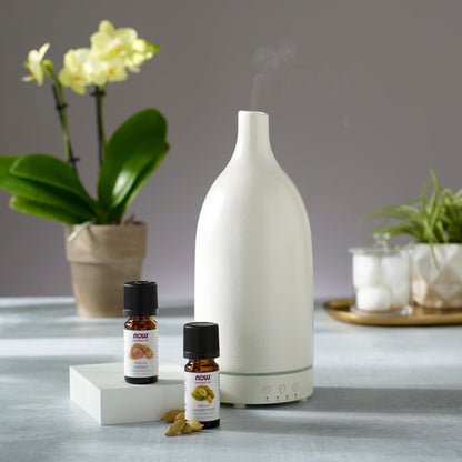 NOW Essential Oils, Vetiver Oil, Steam Distilled, Undiluted, 10 Ml
