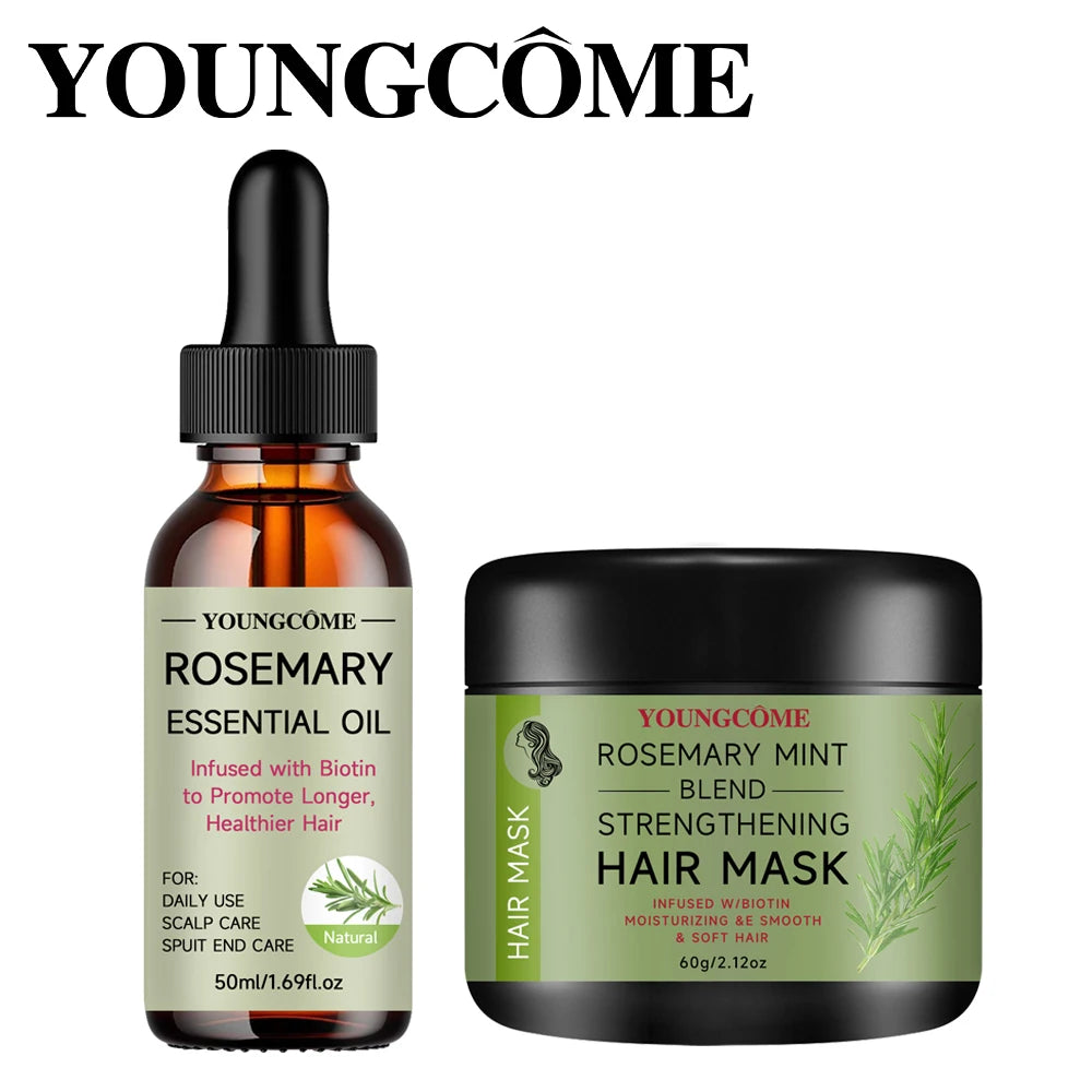 Rosemary Serum Conditioner for Hair Repair Mask Nourish Scalp Treatment Rosemary Essential Oil for Hair Care Shampoo