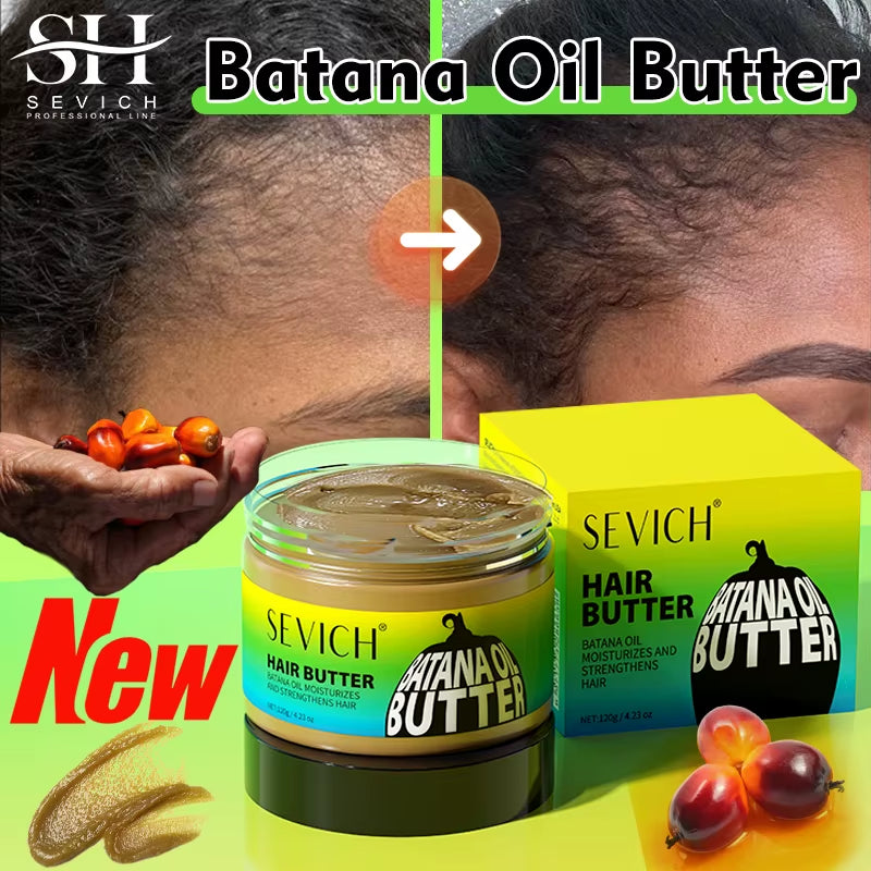 4.23Oz Batana Oil Butter 120G Pure Batana Oil for Hair Growth Treating Hair Loss Anti-Breakage Hair Mask for Men & Women