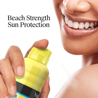 Neutrogena Beach Defense Sunscreen Spray, SPF 30, 6.5 Oz | Face & Body, Broad Spectrum UVA/UVB Protection, Lightweight Sunscreen, Water-Resistant (80 Min), Hawaii Act 104 Compliant