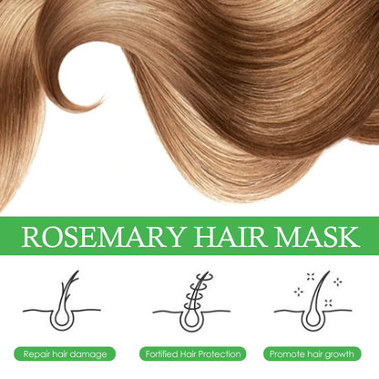 Rosemary Hair Mask anti Hair Loss Prevent Baldness Thicker Repair Damage Scalp Treatment Shiny Soften Nourish Hair Growth Cream