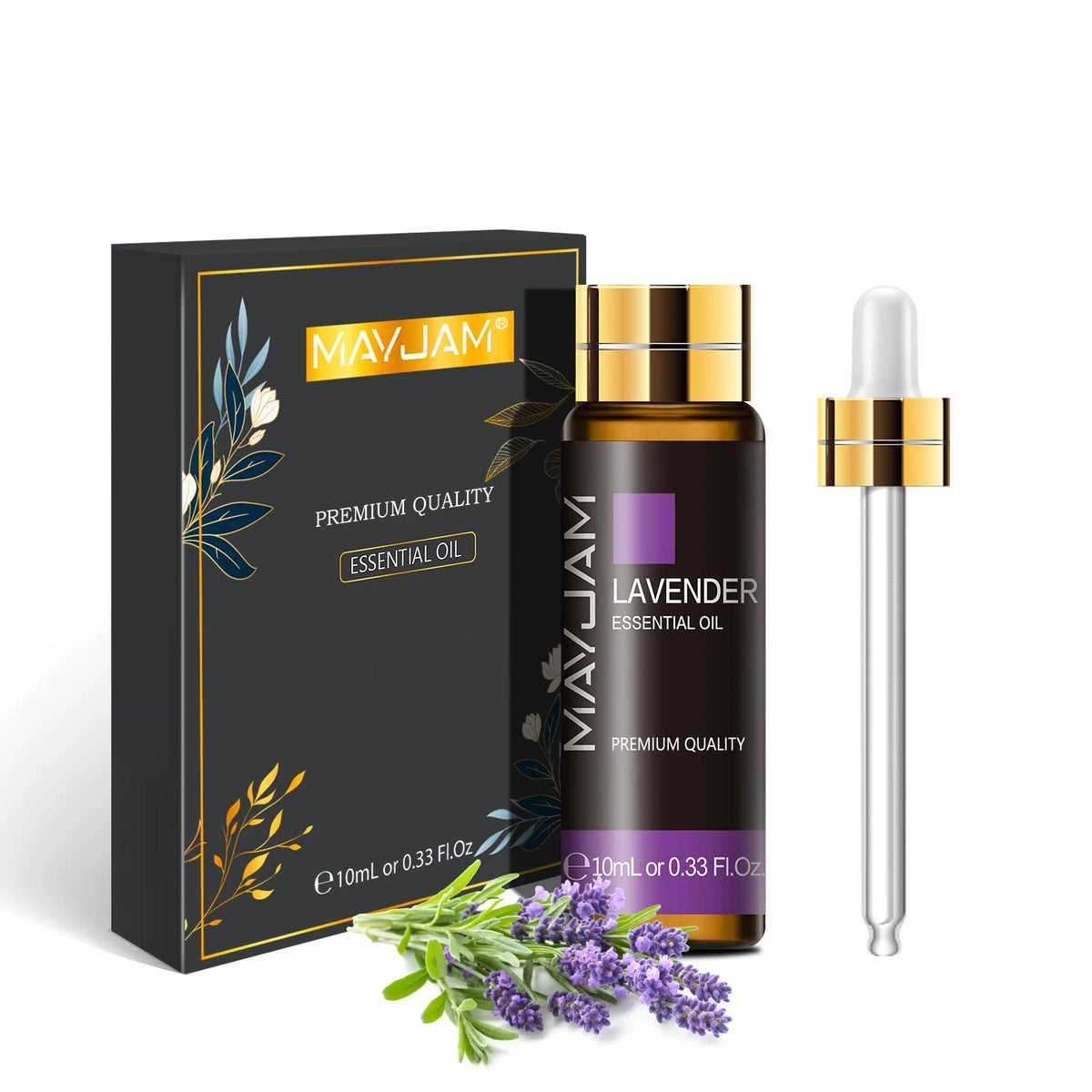 with Dropper 10Ml Essential Oil for Humidifier Diffusers Lavender Eucalyptus Vanilla Sandalwood Camphor Aromatic Oil Gift