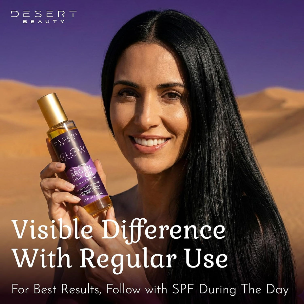 Argan Oil, 4 Oz, Hair Oil Treatment for Dry Damaged Hair, Leave-In Conditioner, Hydrating, Strengthens, Natural, Cruelty Free